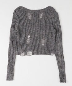 WEGO ダメージショートニット