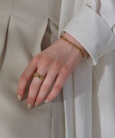 Phoebe 【金属アレルギー対応】メルトフォルムリング　ゴールド