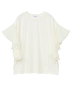 AMERICAN HOLIC 袖チュールサイドスリットプルオーバー