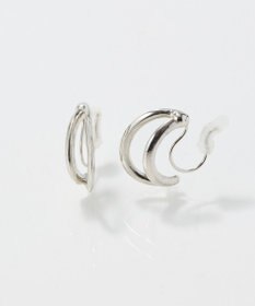 Phoebe 〈痛くないシリーズ/アレルギー対応〉ベーシックダブルフープライトフィットイヤリング　シルバー