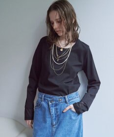 YECCA VECCA 袖口レイヤードロンTee