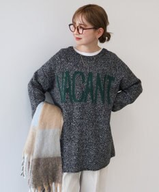 AMERICAN HOLIC バイパチＶＡＣＡＮＴロングニットプルオーバー