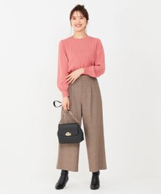 ANY SIS 【CICA加工】ケーブルポイント ニット