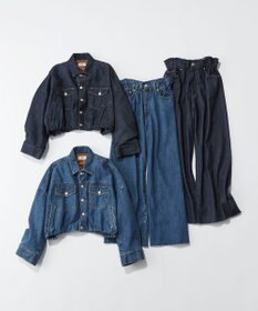 NAVE 【ReNAVE・洗える/中綿】ライトデニム ブルゾン