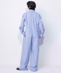 NAVE 【ReNAVE・セットアップ可/洗える/接触冷感/UVケア】コットンポリブロード オールインワン