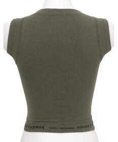 WACOAL MEN レディース <beautiful people>コラボ タンクトップ ボクサートップス ワンサイズ（S-L） オーガニック綿混 立体成型 肩幅：狭め ネック深さ：あさめ WL8001 /ワコールメン