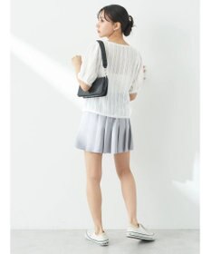 earth music&ecology コンパクトレースカーディガン