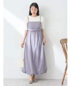 earth music&ecology テックバルーンキャミワンピース