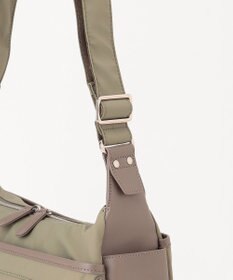 Y'SACCS 【ムック本掲載】【ナイロンタフタ×リサイクルレザー】デイリーショルダー　Sサイズ