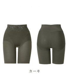 BRADELIS New York 【BRADELIS NewYork peace】綿混ハイブリッド・デイリーガードル24 お腹から太ももまでをスッキリ整える補正ガードル