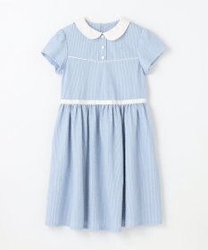 組曲 KIDS 【150-160㎝】サッカーストライプ ワンピース