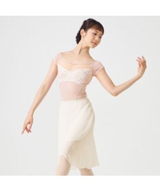 Chacott ◎【Nela ライン】キャップスリーブレオタード