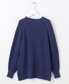 ANY SIS 【洗える・セットアップ可】アンチピリング変形畔 ボトルネック ニット