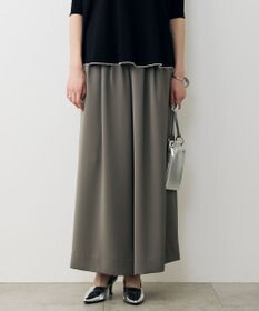 ICB 【先行予約】 ドレープツイル ボリュームワイドパンツ