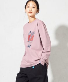 SHARE PARK LADIES 【LADIES】吸水速乾 フロントプリントTシャツ