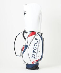 23区GOLF 【UNISEX】セルフスタンドバッグ内蔵キャディバッグ キャリー付き 練習や電車移動に◎