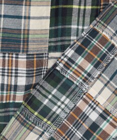 J.PRESS MEN 【WEB・一部店舗限定】マドラスチェックパッチワークシャツ