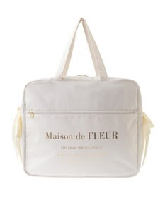 Maison de FLEUR サテンキャリーオンバッグ