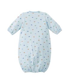 MIKI HOUSE HOT BISCUITS 【50-60㎝】 スムース素材 総柄ツーウェイオール