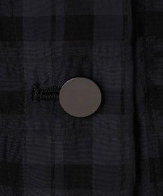 ICB シアーチェックジャカード クロップドジャケット