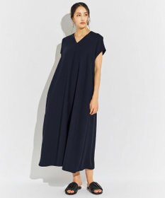 BEIGE， VIRGILE / Vネックリラックスワンピース