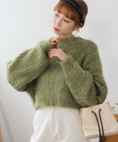 WEGO ブラッシュニットショートプルオーバー