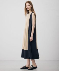 ICB L 【先行予約】RENUソフトタイプライター バイカラーワンピース