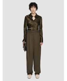 JOSEPH ビスコースツイル　キャロットトラウザーズ