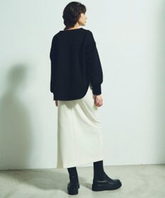 GRACE CONTINENTAL フロッキーロゴプリントトップ