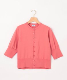 組曲 【洗える・6色展開】CANDYボタン 半袖カーディガン