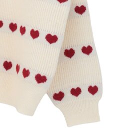 Green Parks ・ｓｗｉｎｇ　ｂｙ　ハートジャカードクルーニット