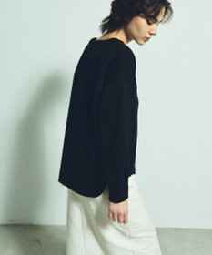 GRACE CONTINENTAL フロッキーロゴプリントトップ