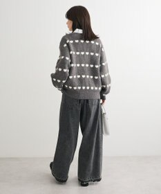 Green Parks ・ｓｗｉｎｇ　ｂｙ　ハートジャカードクルーニット