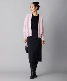 ICB 【洗える】ウールカシミヤ Vネックカーディガン