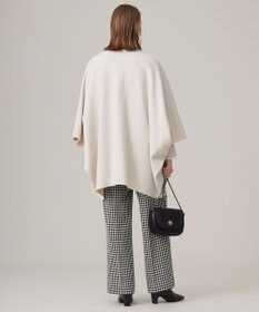 ICB L ハウンドトゥースツイード ワイドストレートパンツ