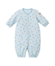 MIKI HOUSE HOT BISCUITS 【50-60㎝】 スムース素材 総柄ツーウェイオール