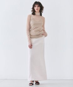 BEIGE， 【Oggi 5月号掲載】CRINUM / Iラインリネンマキシスカート