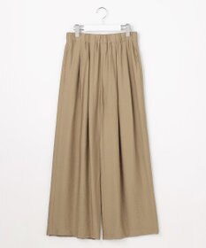 自由区 L 【SHIHOさん着用・ご好評アイテム・新色追加・セットアップ対応】エアリーツイルワイド パンツ