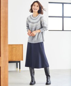 J.PRESS LADIES アクアレジェンドウールジャージー スカート