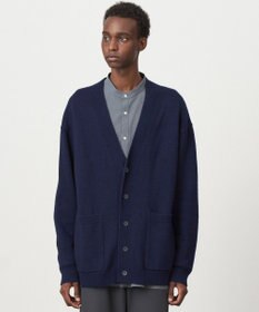 ATON WOOL COTTON BRUSHED オーバーサイズカーディガン WOOL COTTON BRUSHED | オーバーサイズカーディガン - UNISEX