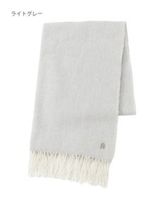 MOONBAT FURLA(フルラ）ループヤーン ツイード調ラメ入り ストール アルパカ混 日本製