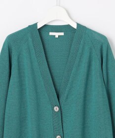 自由区 【アンサンブル対応】ペーパーコットンニット カーディガン