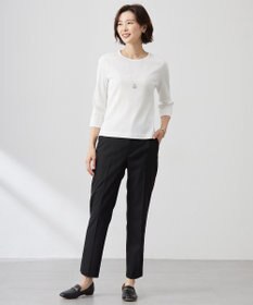 J.PRESS LADIES 【洗える】CARREMAN 2WAY テーパード パンツ