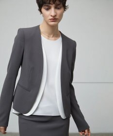 BEIGE， 【L-size】CINDY / ダブルカラージャケット