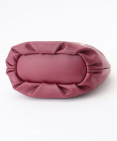 LA BAGAGERIE シープレザー ギャザーハンドル2wayラウンドトートバッグ