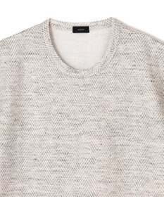 JOSEPH HOMME トップヘリンボンジャージー　クルーネックTシャツ