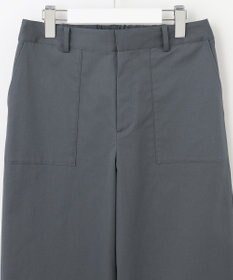 J.PRESS LADIES 【洗える】 ストレッチツイル セミワイド ベイカー パンツ