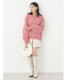 earth music&ecology ファンシーヤーンメランジプルオーバー