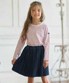 組曲 KIDS 【110-140㎝】長袖ボーダー Tシャツ