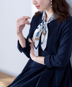 Tiaclasse L 【ダブルクロス】【洗える】ラインワンピース